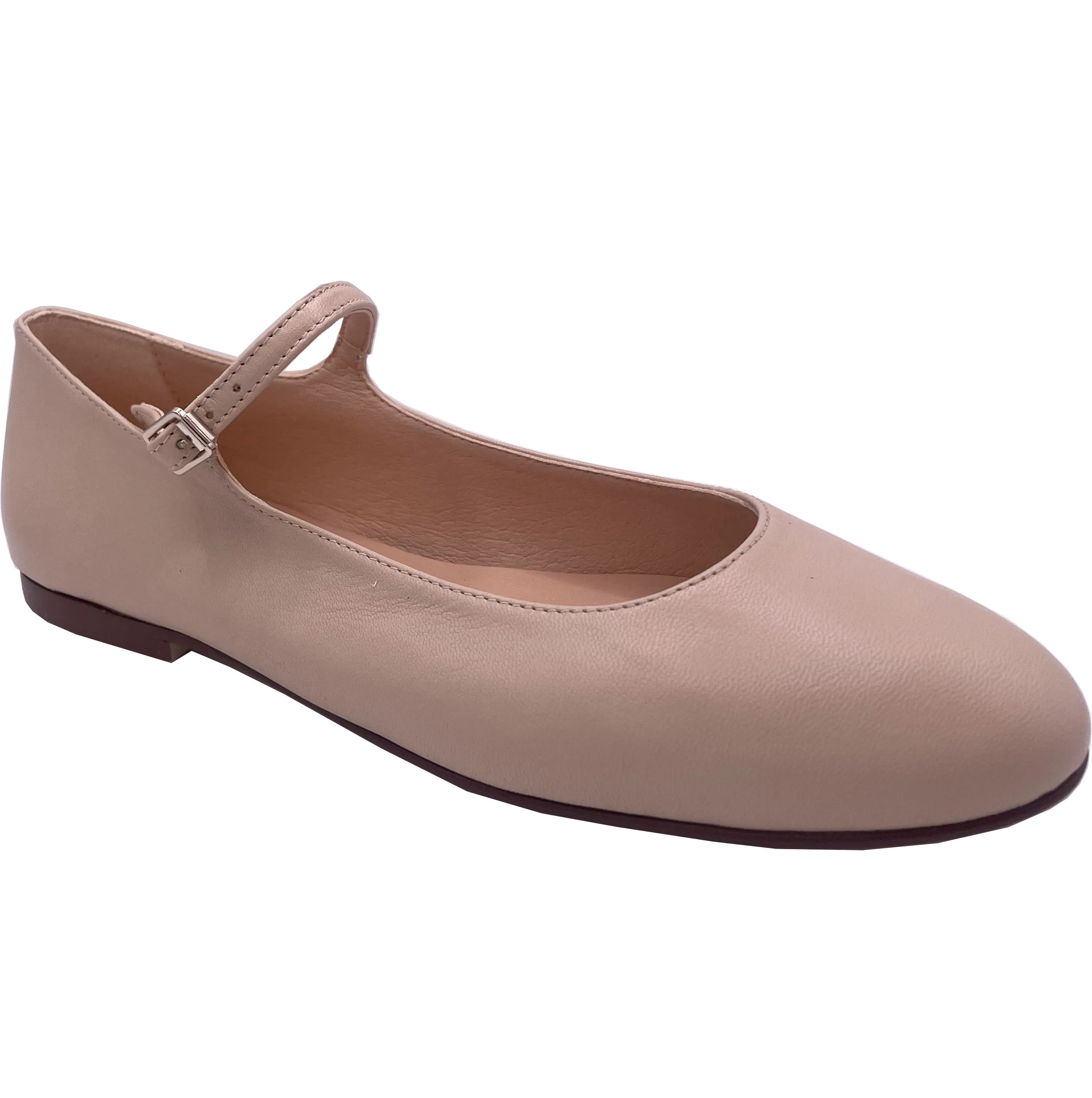 Lacey - Nude Leather