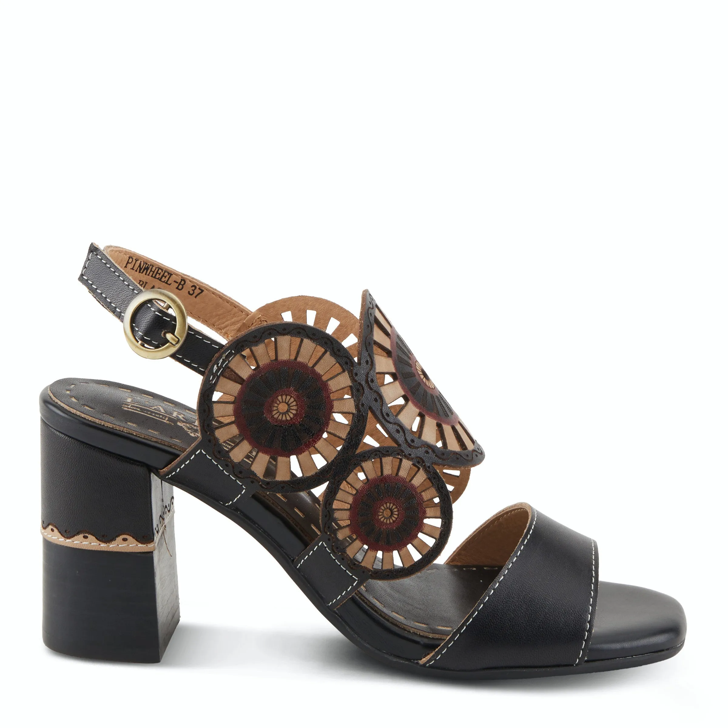 L'Artiste Pinwheel Sandal Heels