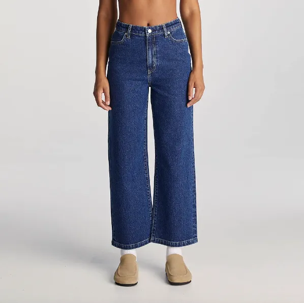 Lee Riders Hi Wide Leg | Indigo Wave Petite Fit