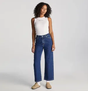 Lee Riders Hi Wide Leg | Indigo Wave Petite Fit