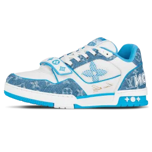 Louis Vuitton LV Straps Sneakers Low Monogram 'White Blue'