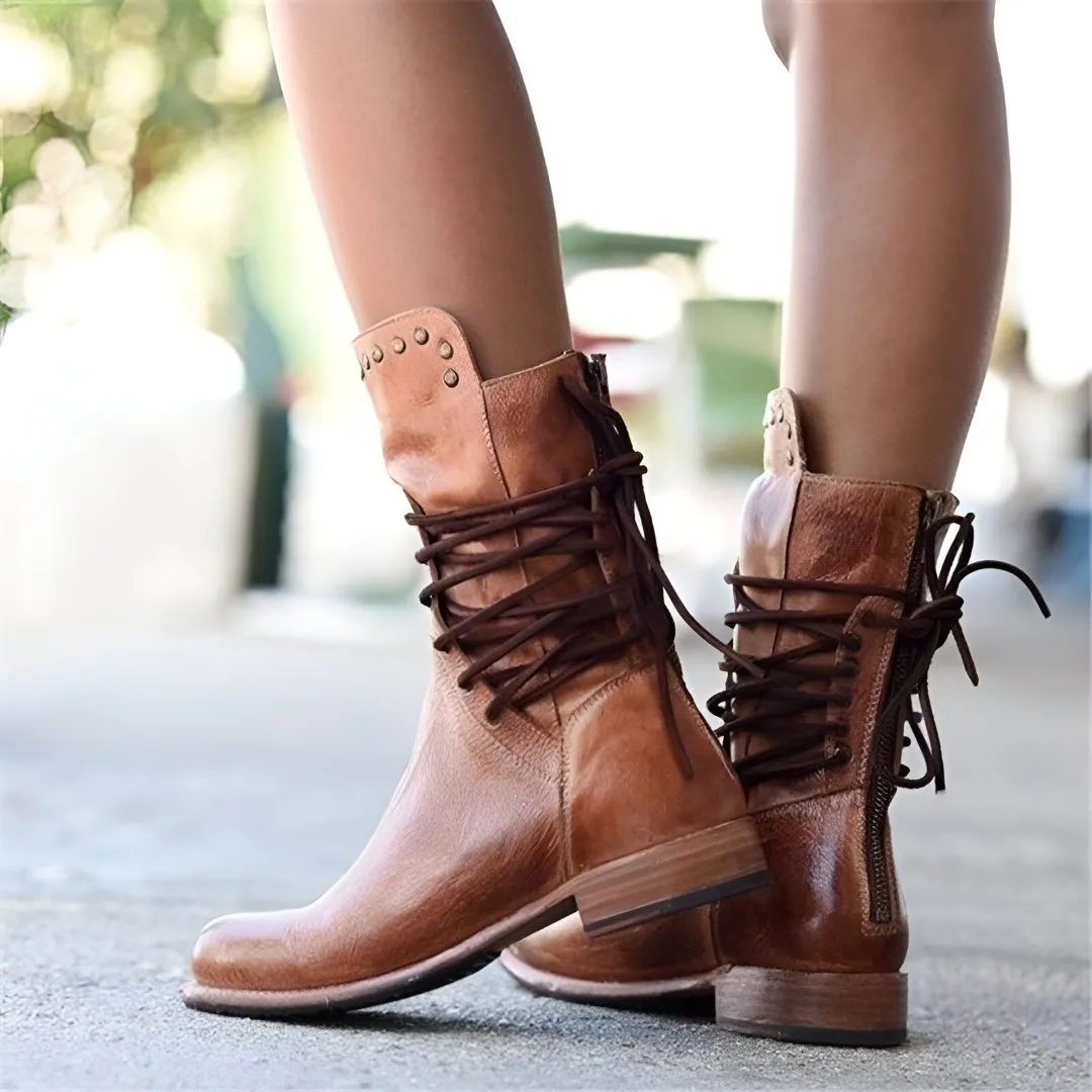 Lucia - Stylish Leather Boots
