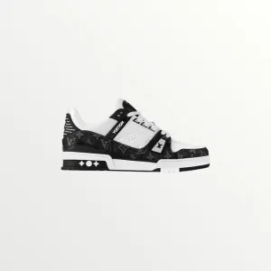 lv trainer sneaker black