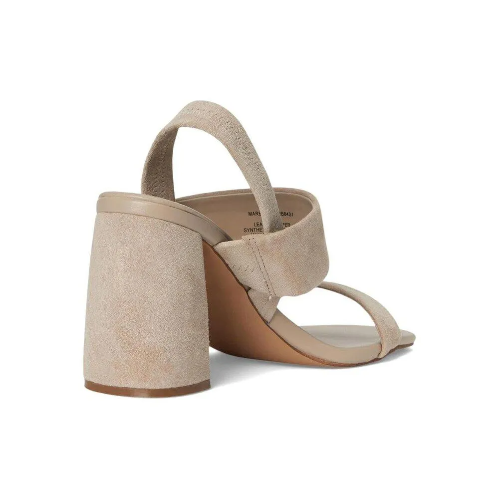 Marbell Sand Suede Heeled Sandals