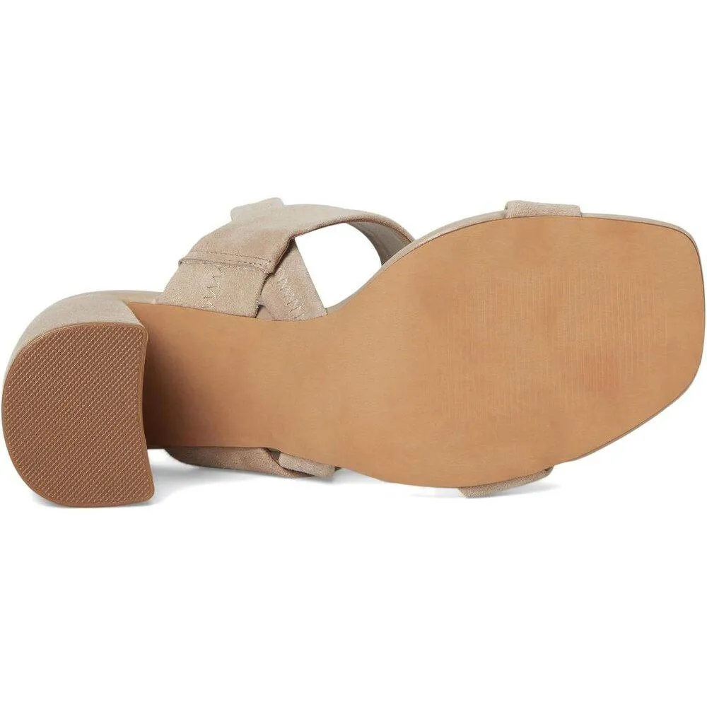 Marbell Sand Suede Heeled Sandals
