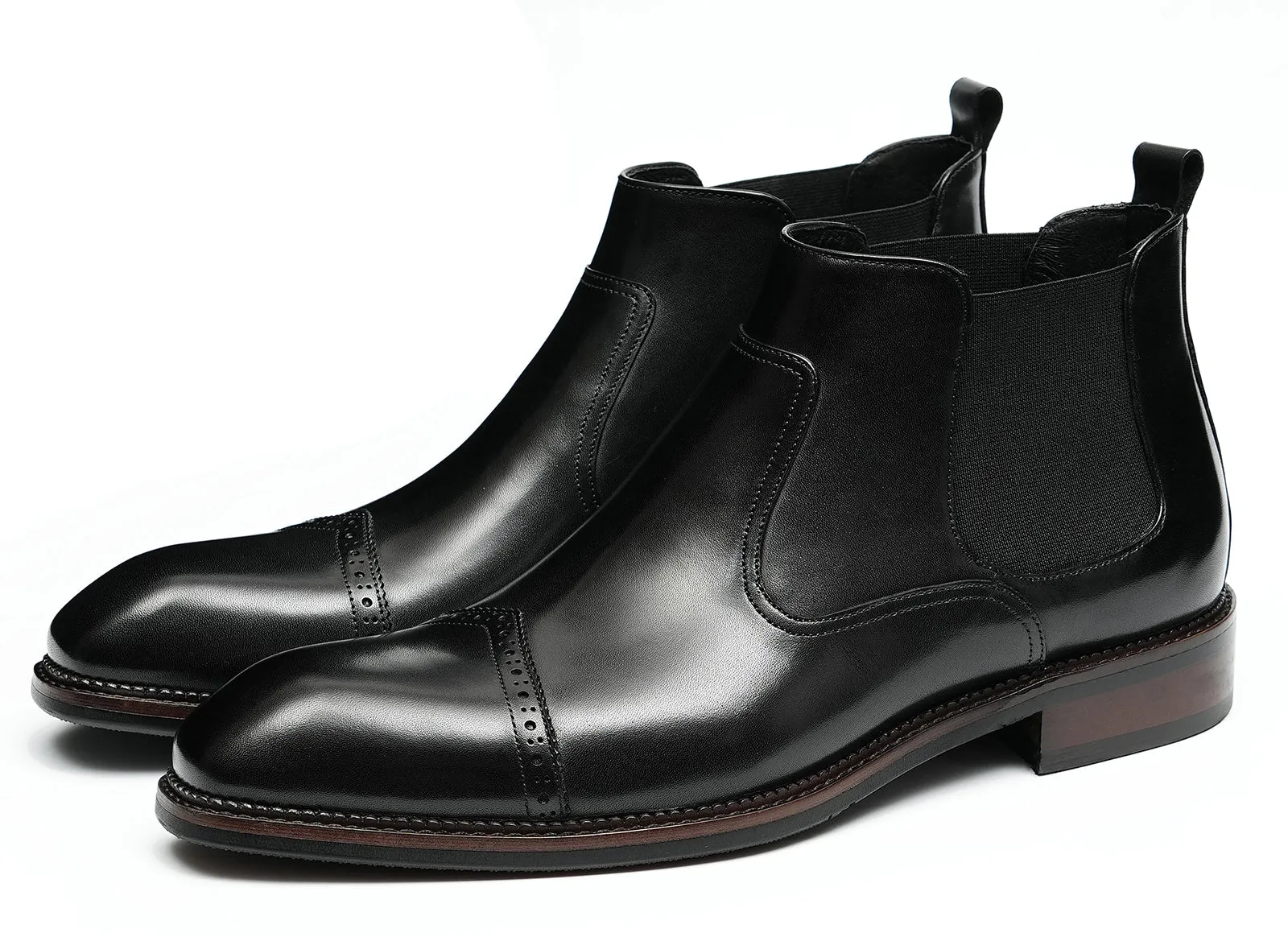 Men's Dress Formal Chelsea Brogues Boots