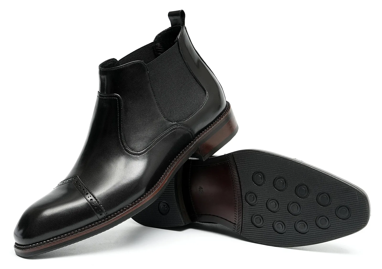 Men's Dress Formal Chelsea Brogues Boots