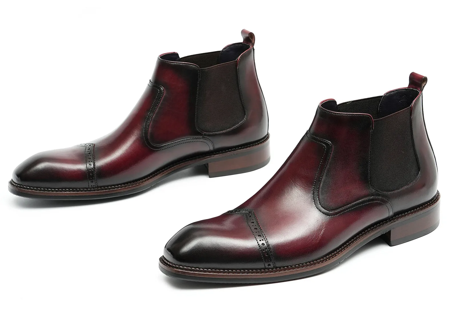 Men's Dress Formal Chelsea Brogues Boots