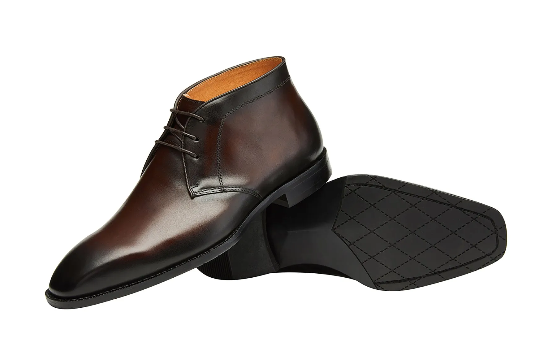 Men's Formal Leather Chukka Boots