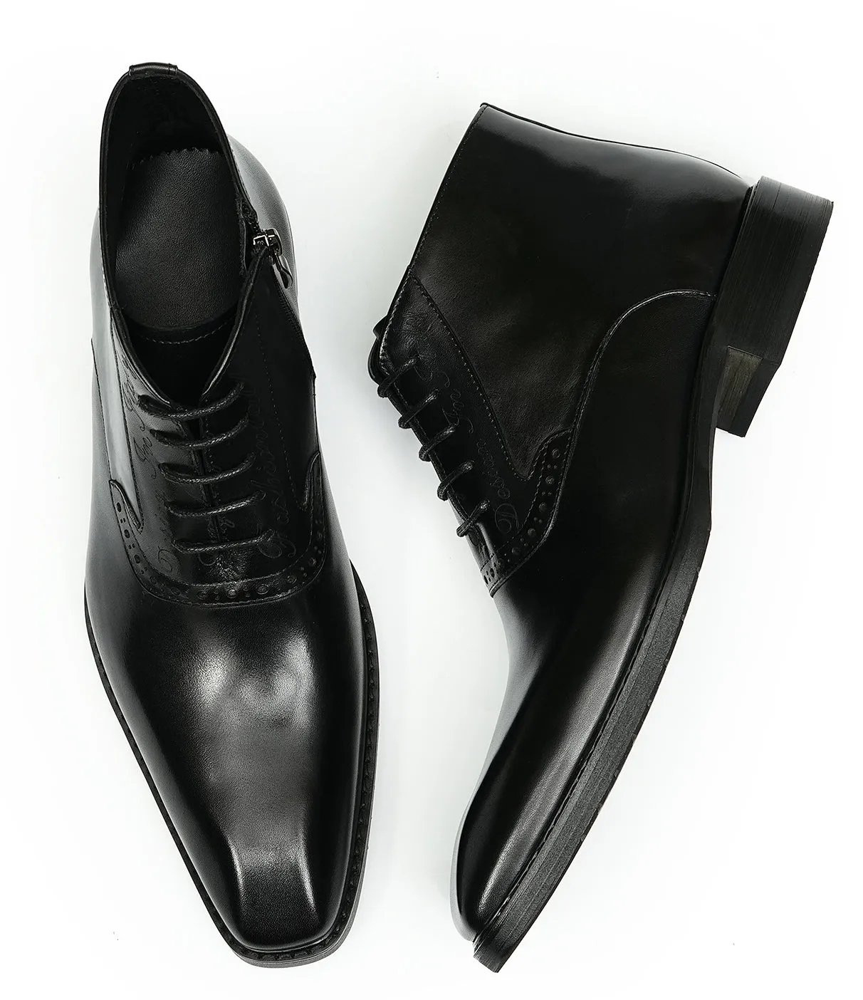 Men's Handmade Formal Brogues Oxfords Boots