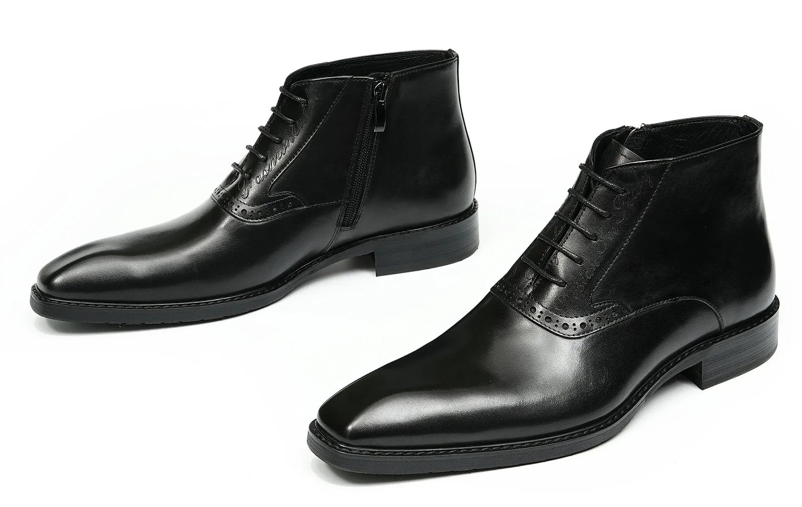 Men's Handmade Formal Brogues Oxfords Boots