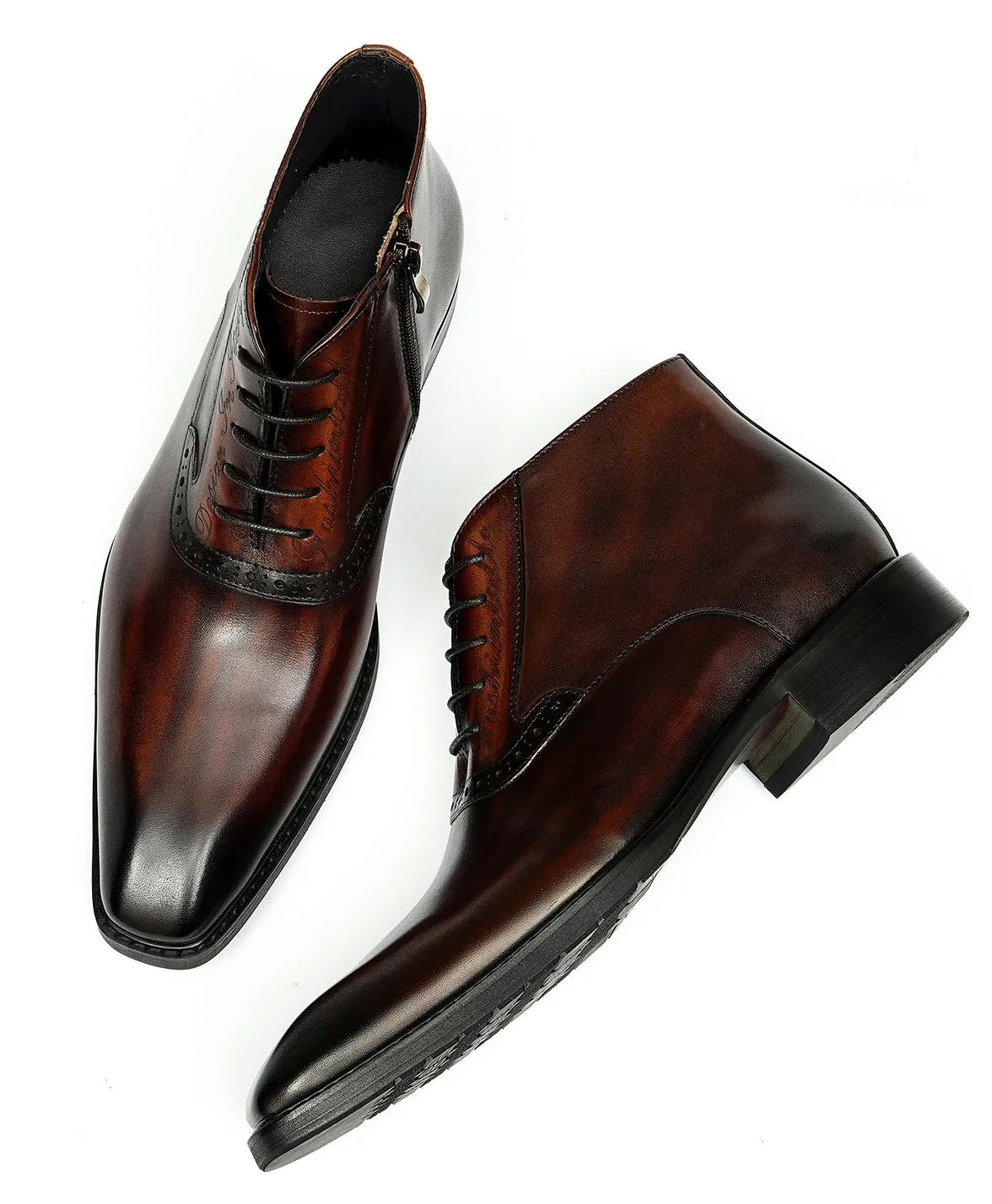 Men's Handmade Formal Brogues Oxfords Boots
