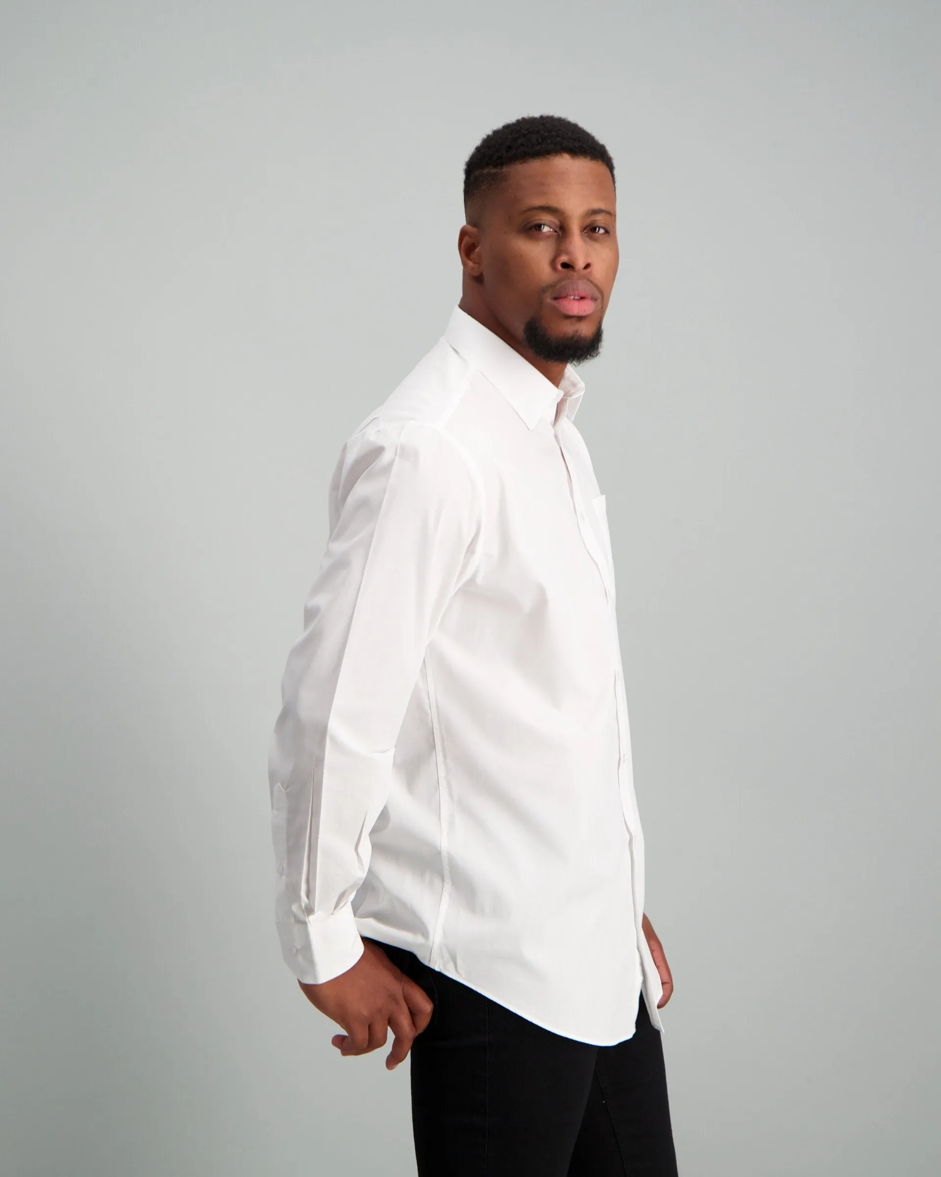 Men's Regular Fit Shirt White