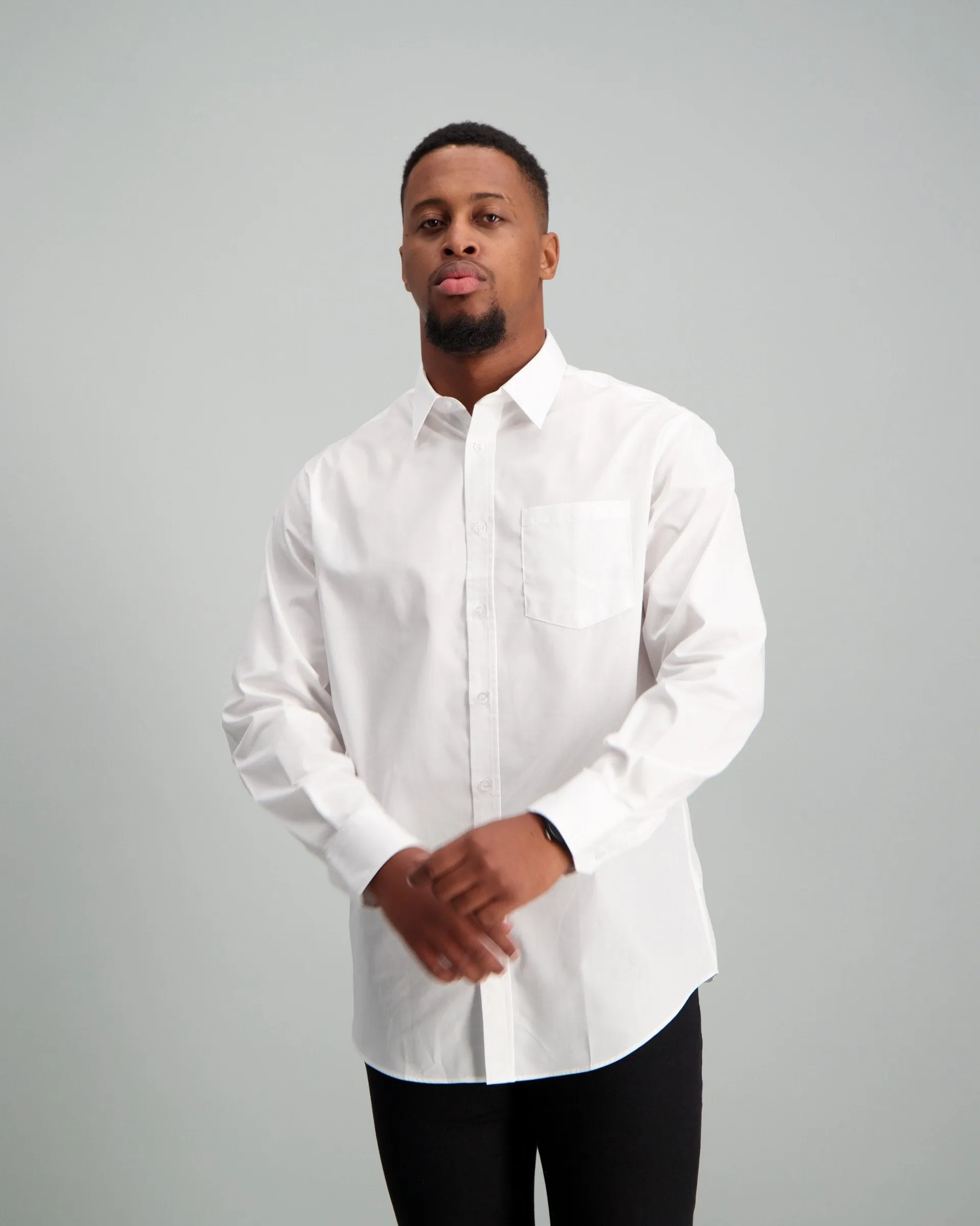 Men's Regular Fit Shirt White
