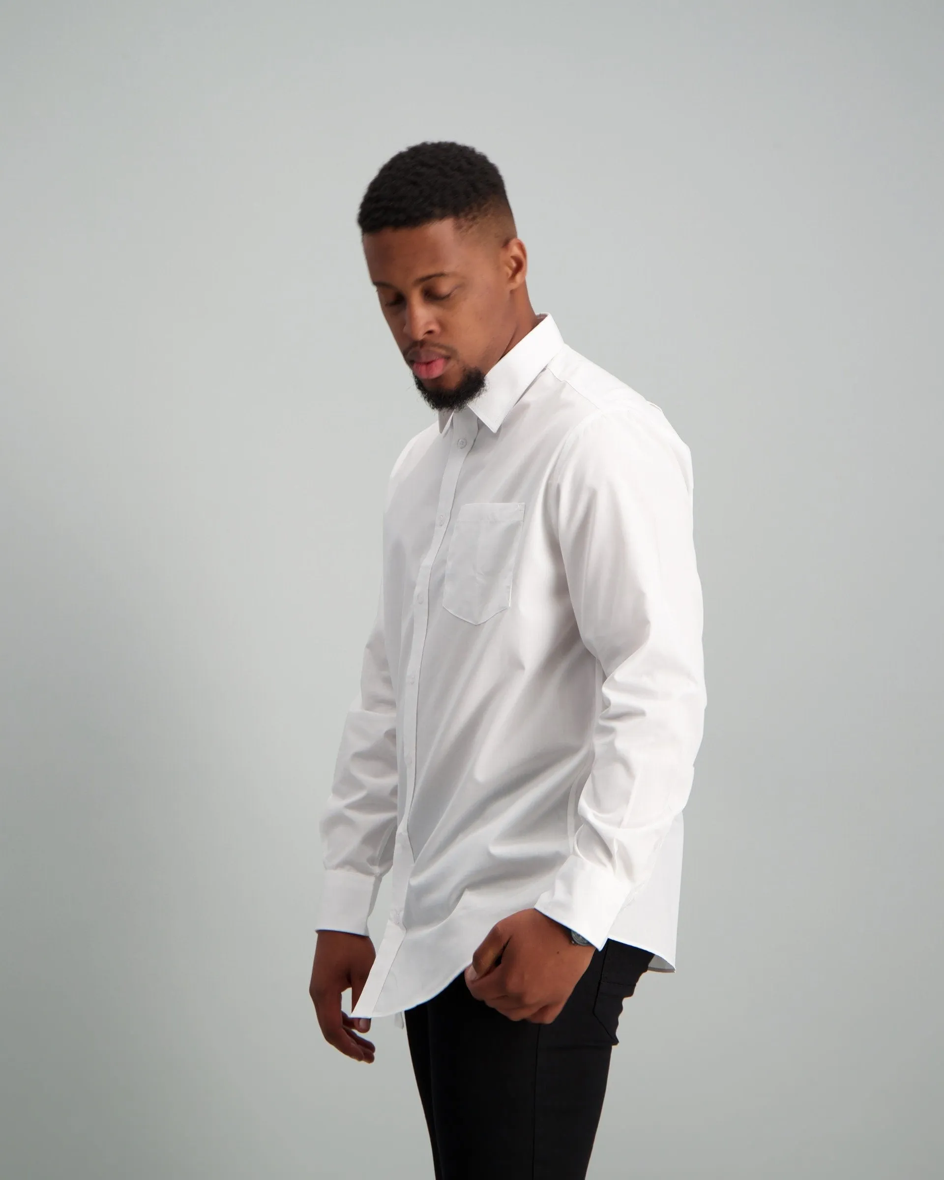 Men's Regular Fit Shirt White