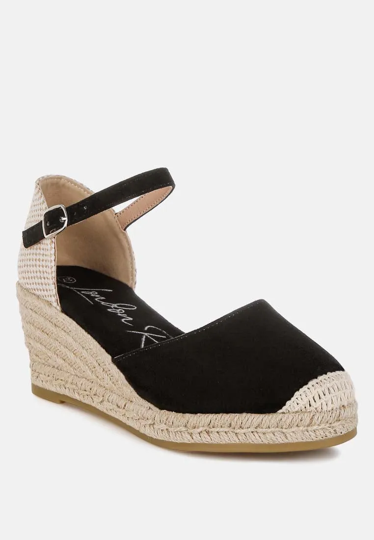 Microfiber Espadrilles Sandals By RUW