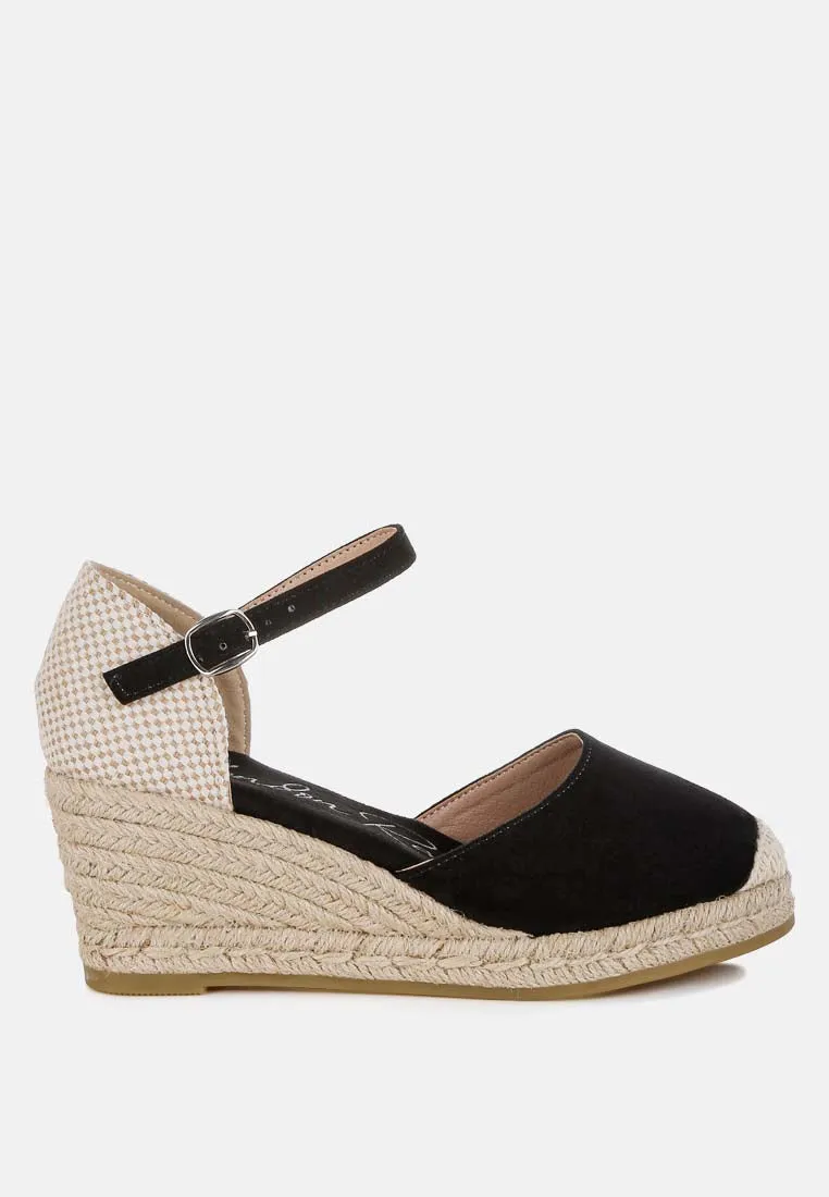 Microfiber Espadrilles Sandals By RUW