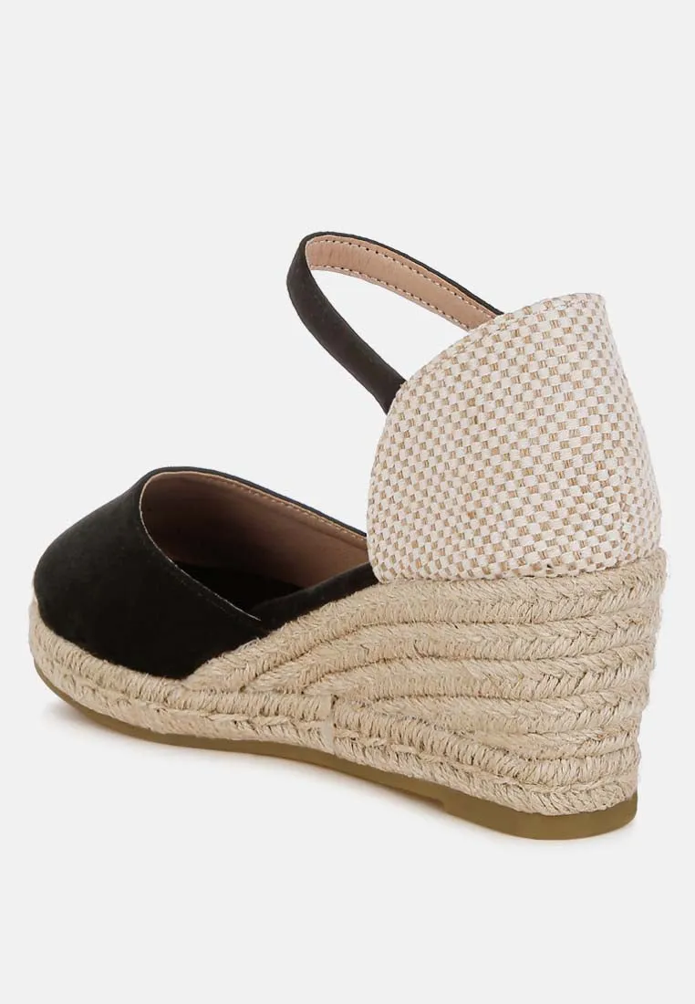 Microfiber Espadrilles Sandals By RUW