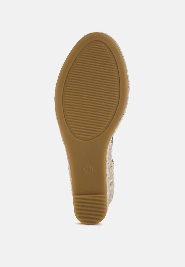 Microfiber Espadrilles Sandals By RUW