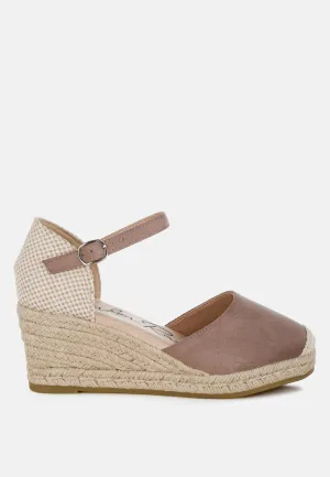 Microfiber Espadrilles Sandals By RUW
