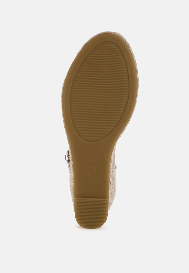 Microfiber Espadrilles Sandals By RUW