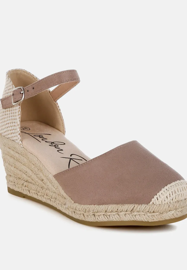 Microfiber Espadrilles Sandals By RUW