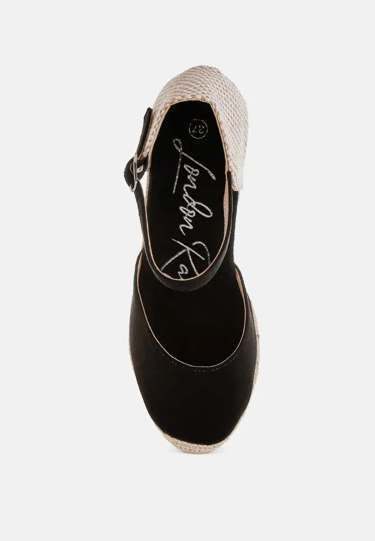 Microfiber Espadrilles Sandals By RUW