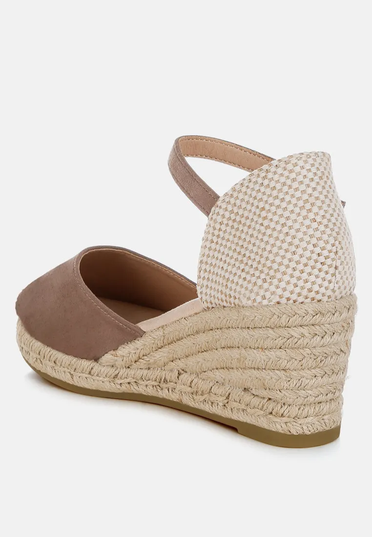 Microfiber Espadrilles Sandals By RUW