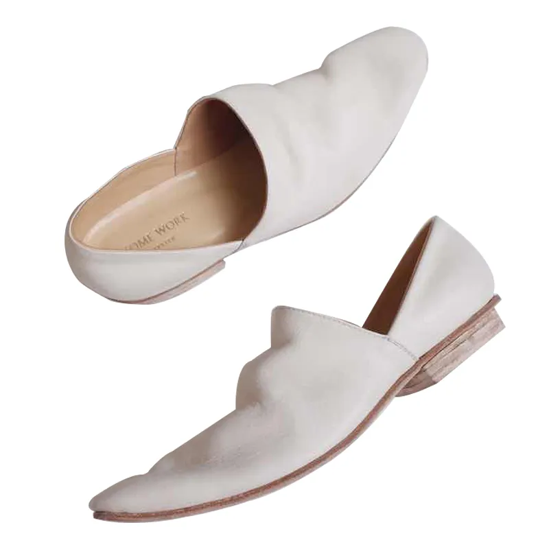 Minimalist Leather Slip-On Shoes