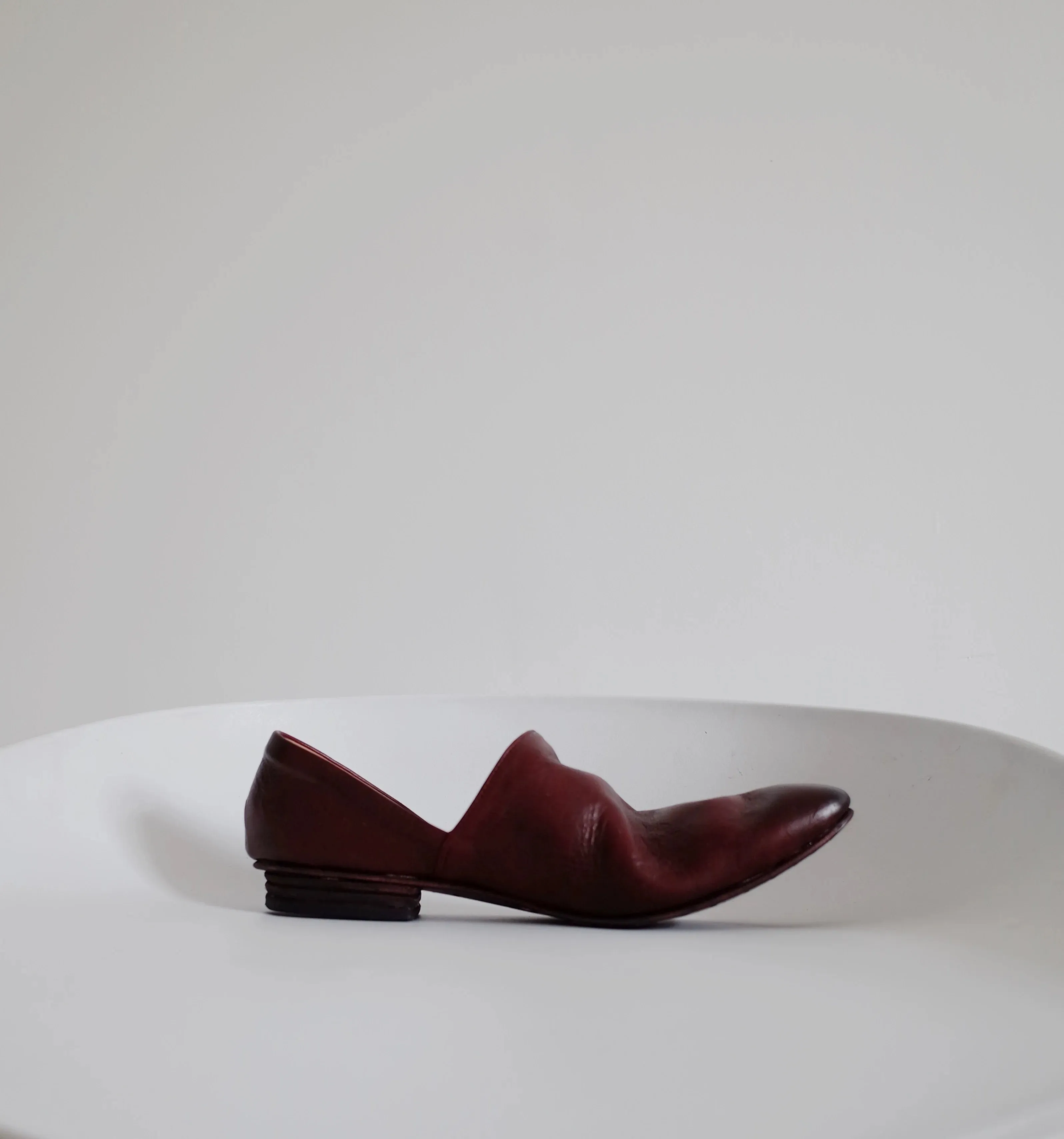 Minimalist Leather Slip-On Shoes