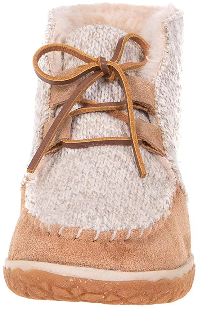 MINNETONKA TORREY LACEUP BOOTIE