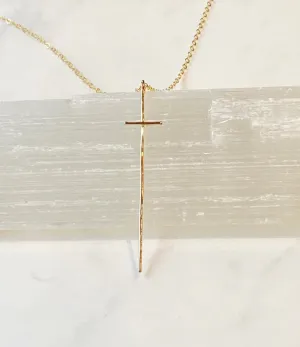 Modern Cross Necklace