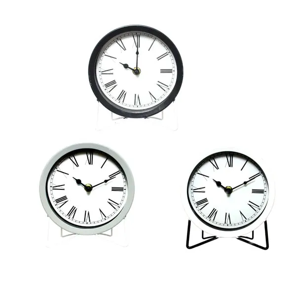 Modern Enamel Desk Clock