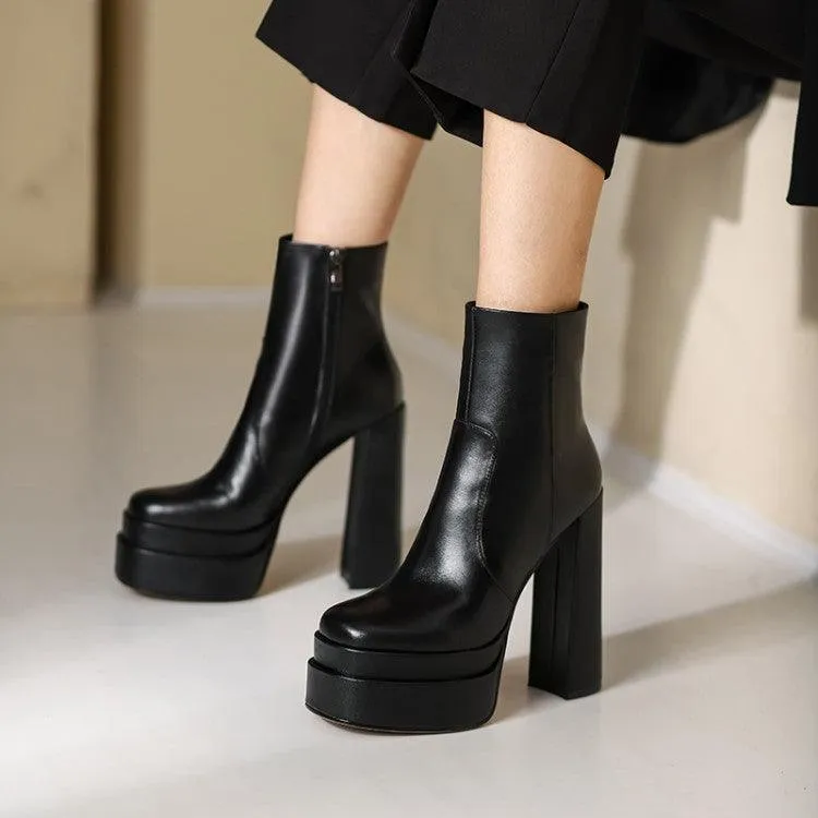 Modern Platform Boots