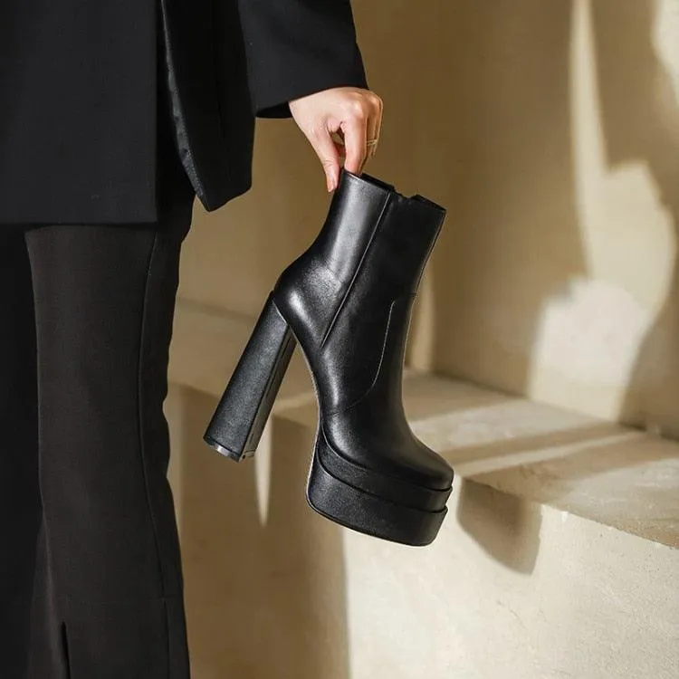 Modern Platform Boots