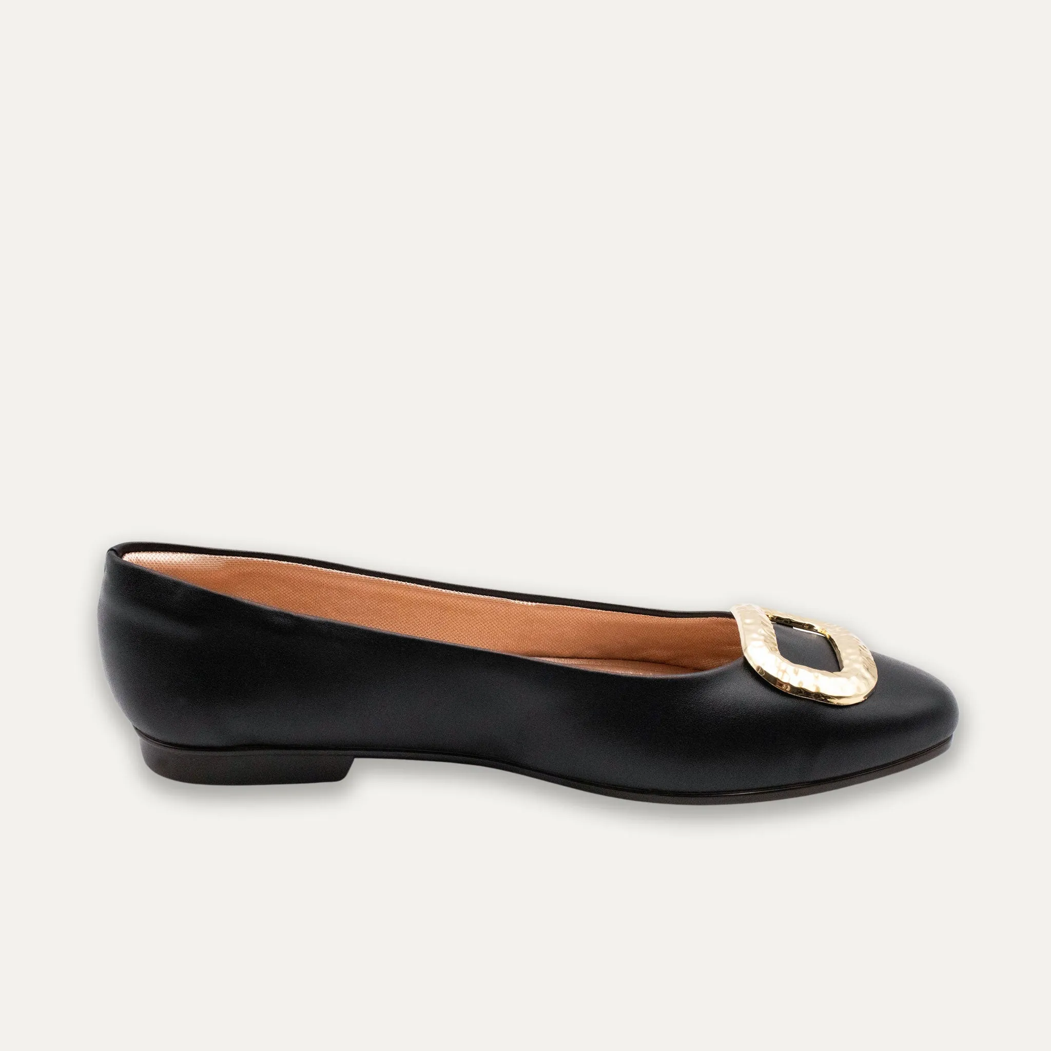 Narcisa Black Ballet Flats