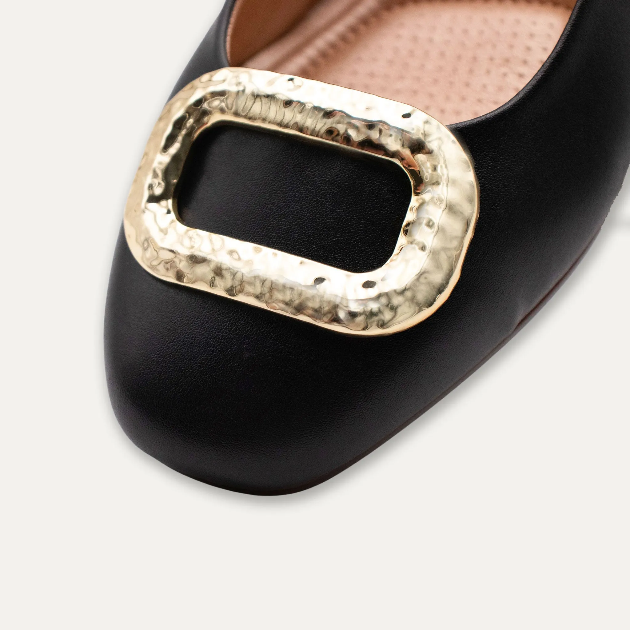 Narcisa Black Ballet Flats