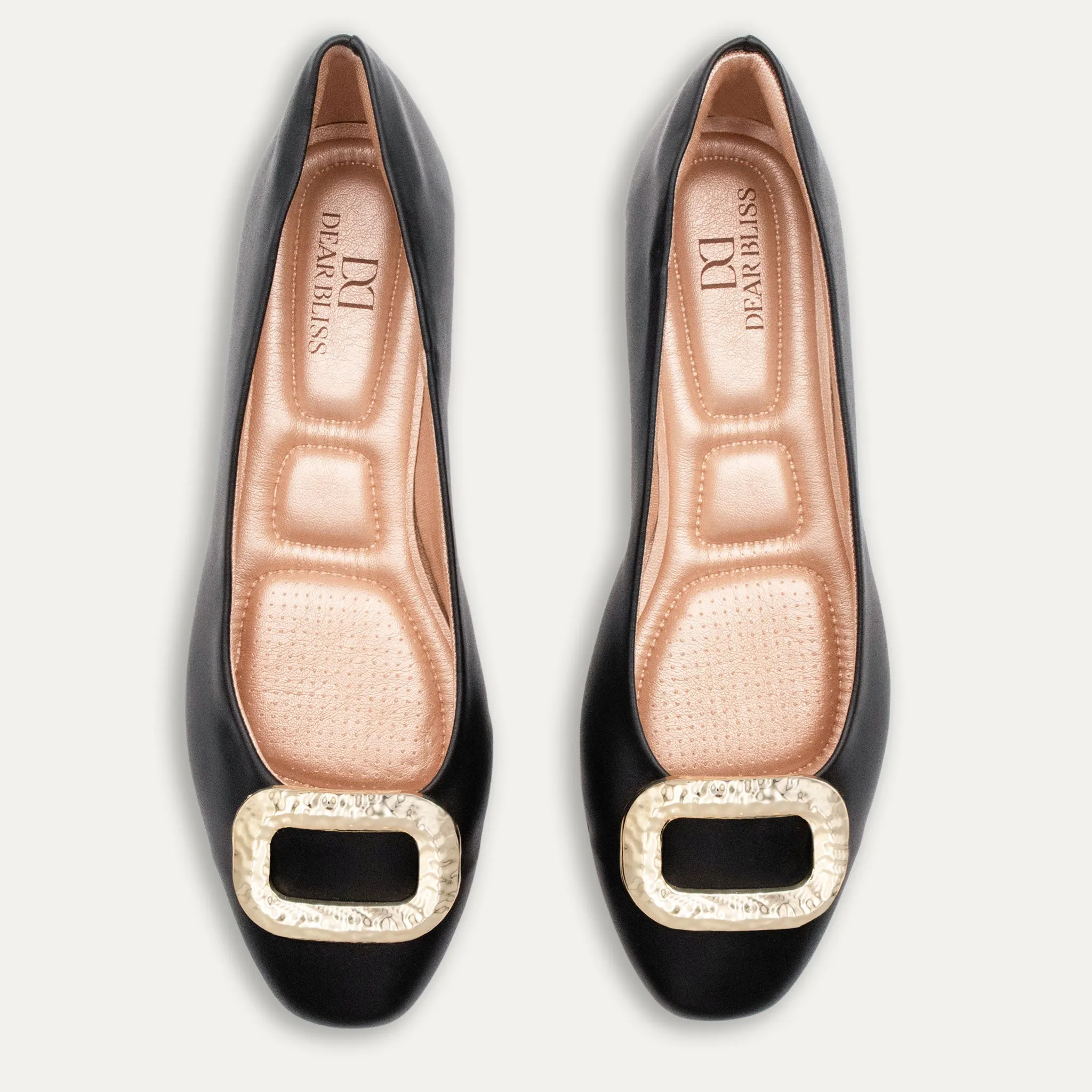 Narcisa Black Ballet Flats
