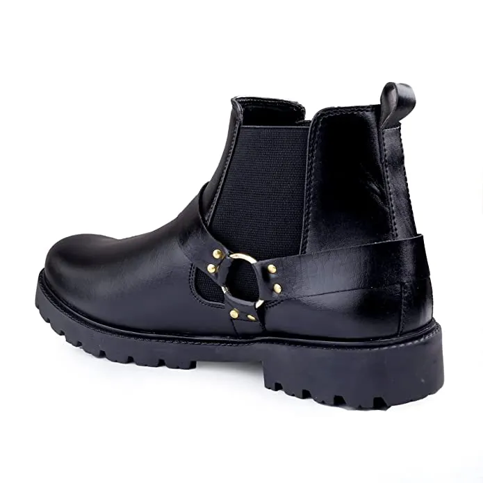 New Arrival Casual Ring Chelsea Slip-On Ankle Boot For Men's-JonasParamount