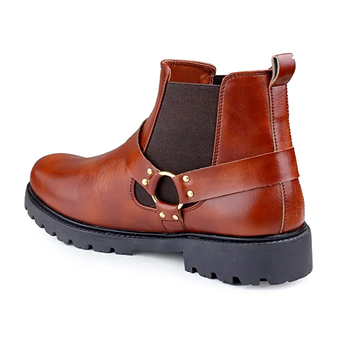 New Arrival Casual Ring Chelsea Slip-On Ankle Boot For Men's-JonasParamount