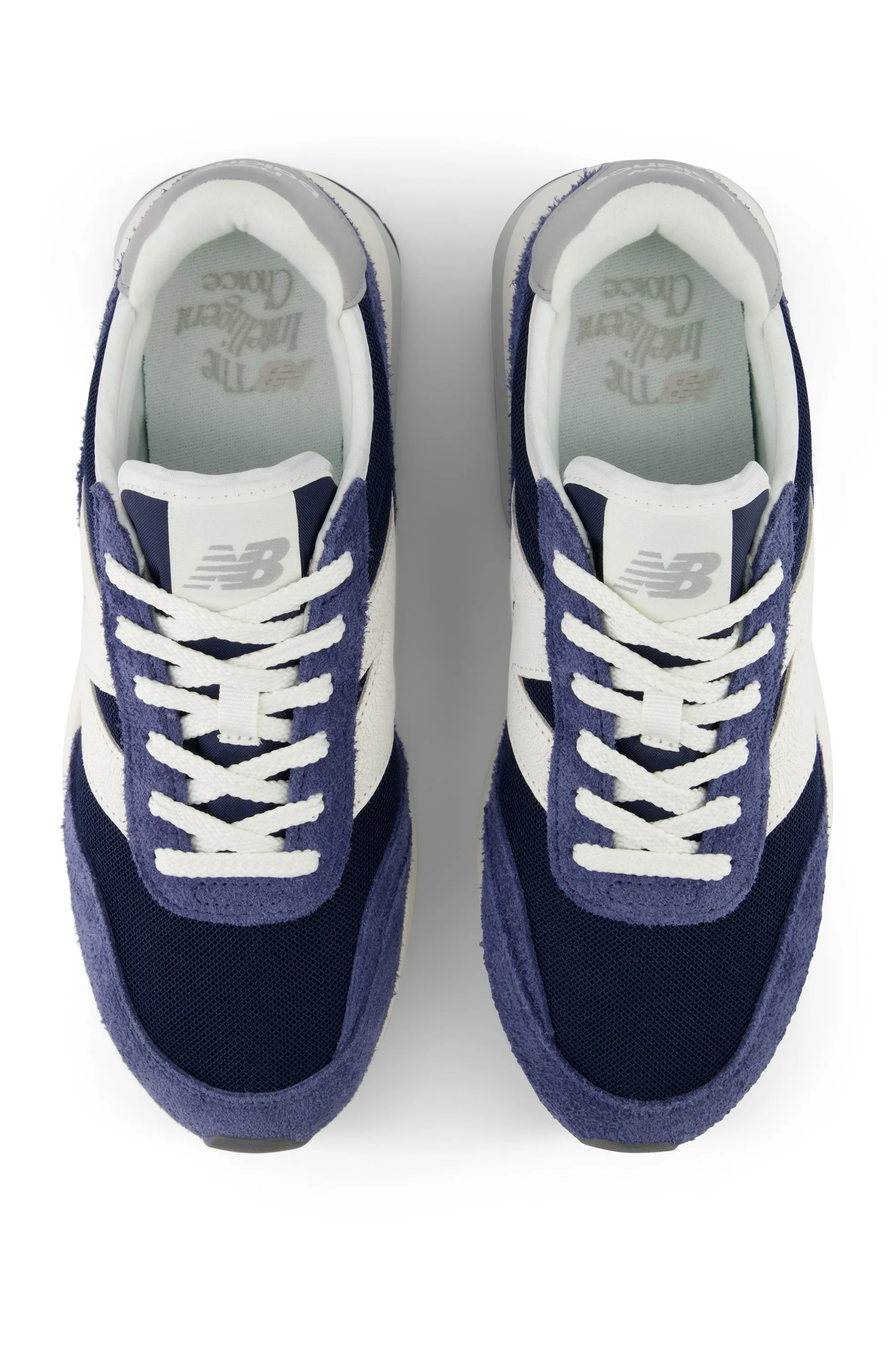 New Balance 370 Trainer Navy With Sea Salt