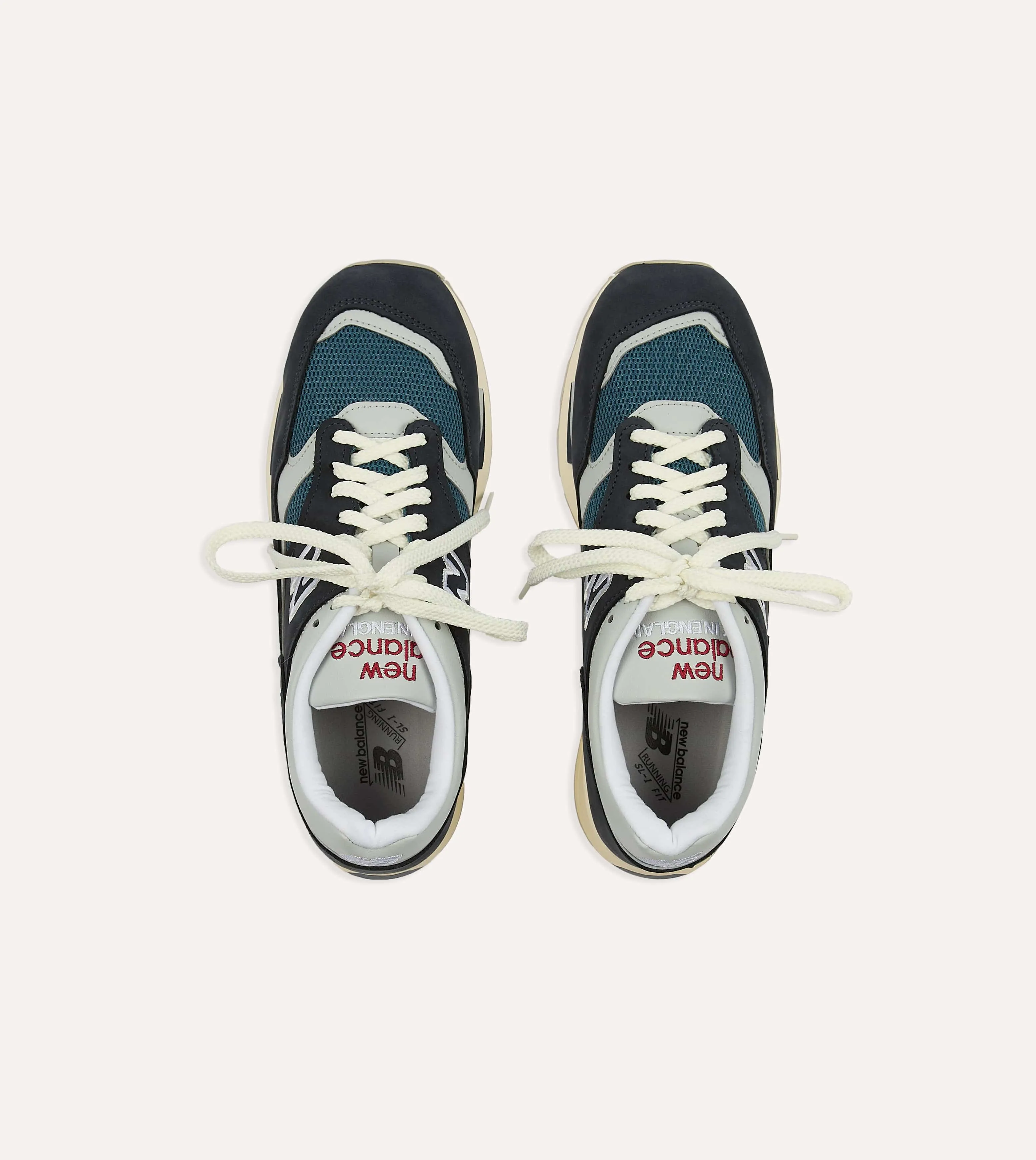 New Balance Navy Vintage Sport Made in UK 1500 Trainers