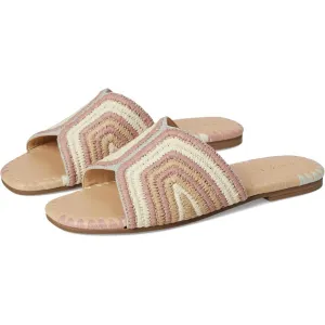 Nottie Natural Multi Flat Slide Sandals