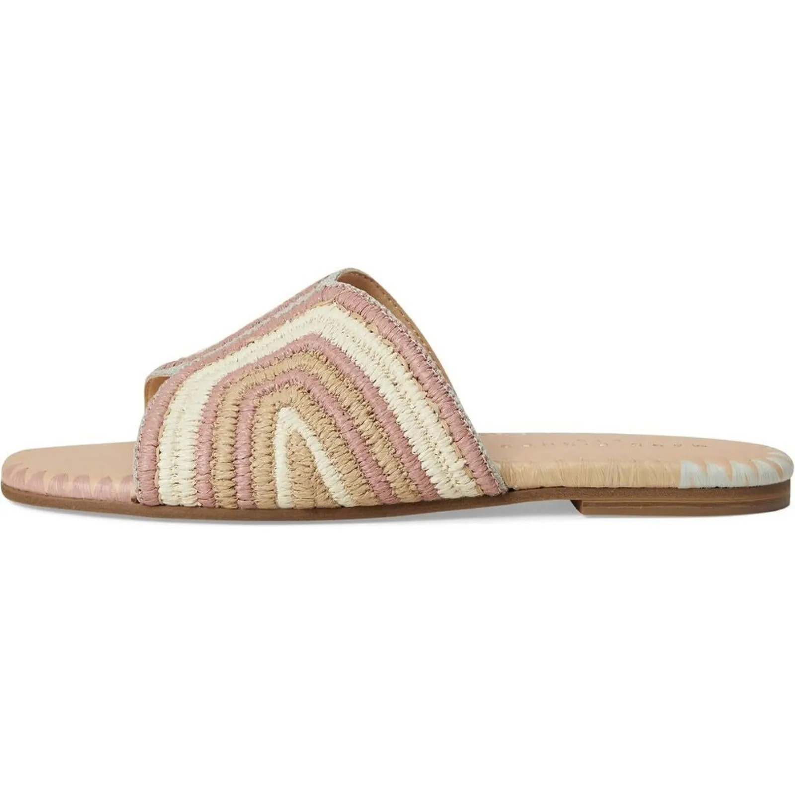 Nottie Natural Multi Flat Slide Sandals