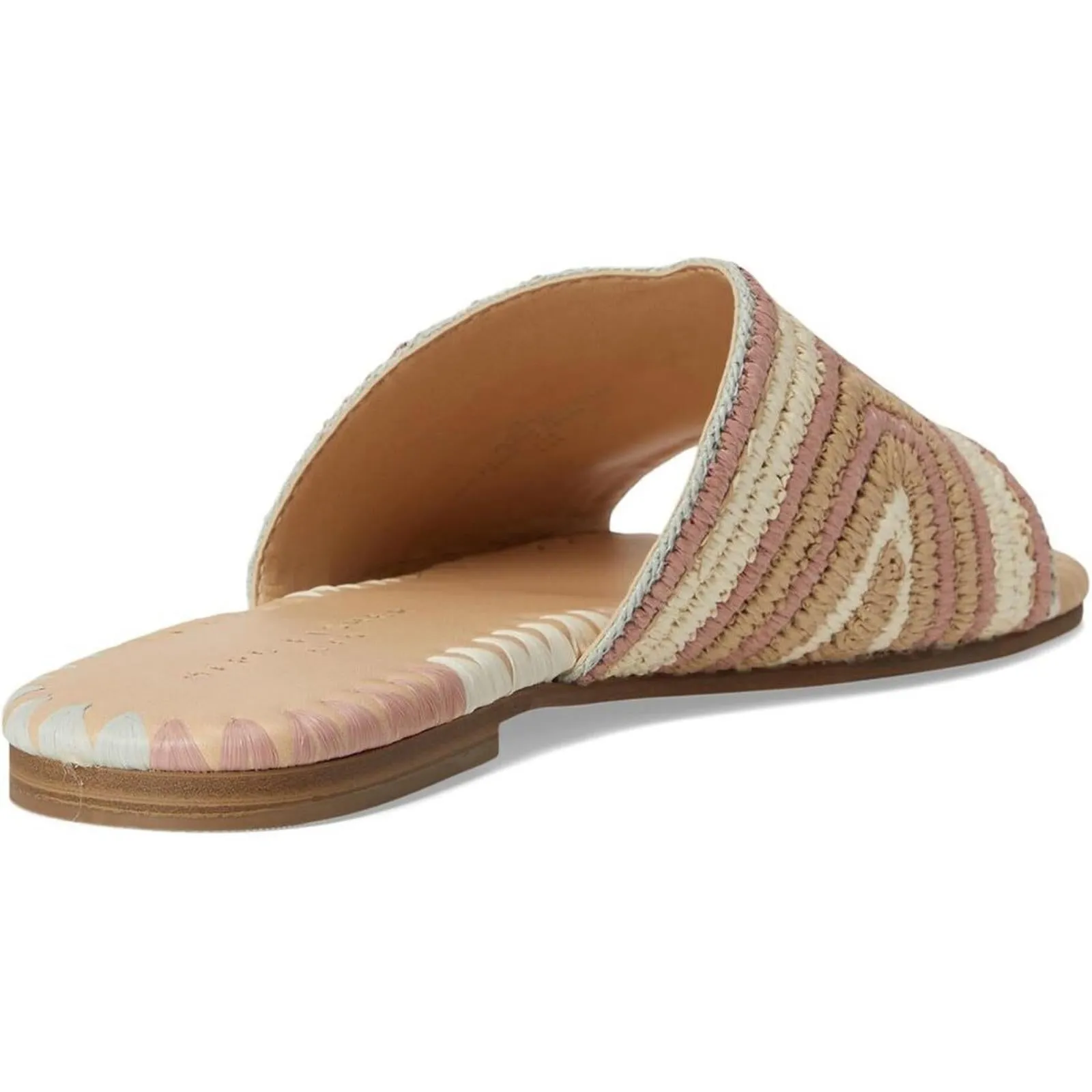 Nottie Natural Multi Flat Slide Sandals