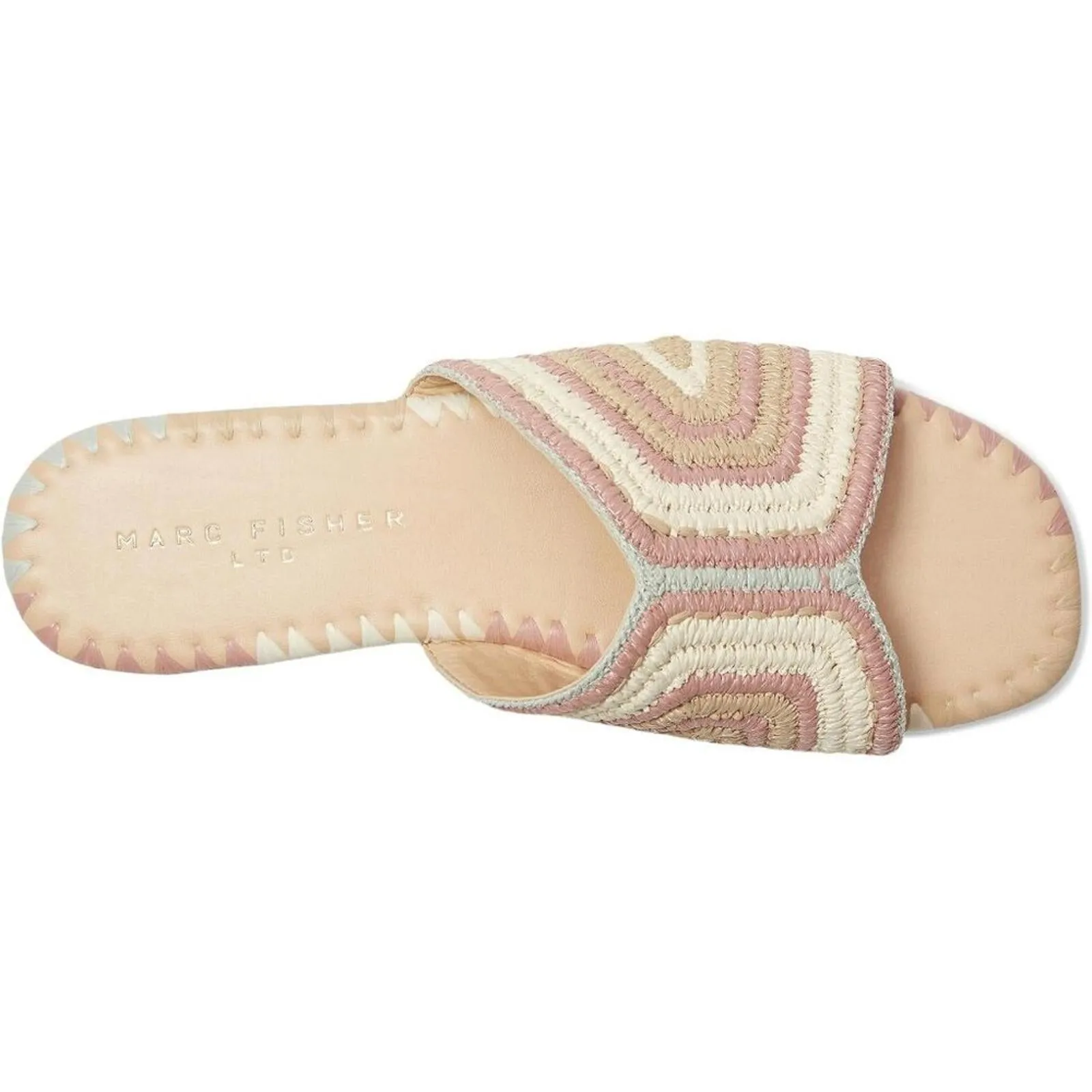Nottie Natural Multi Flat Slide Sandals