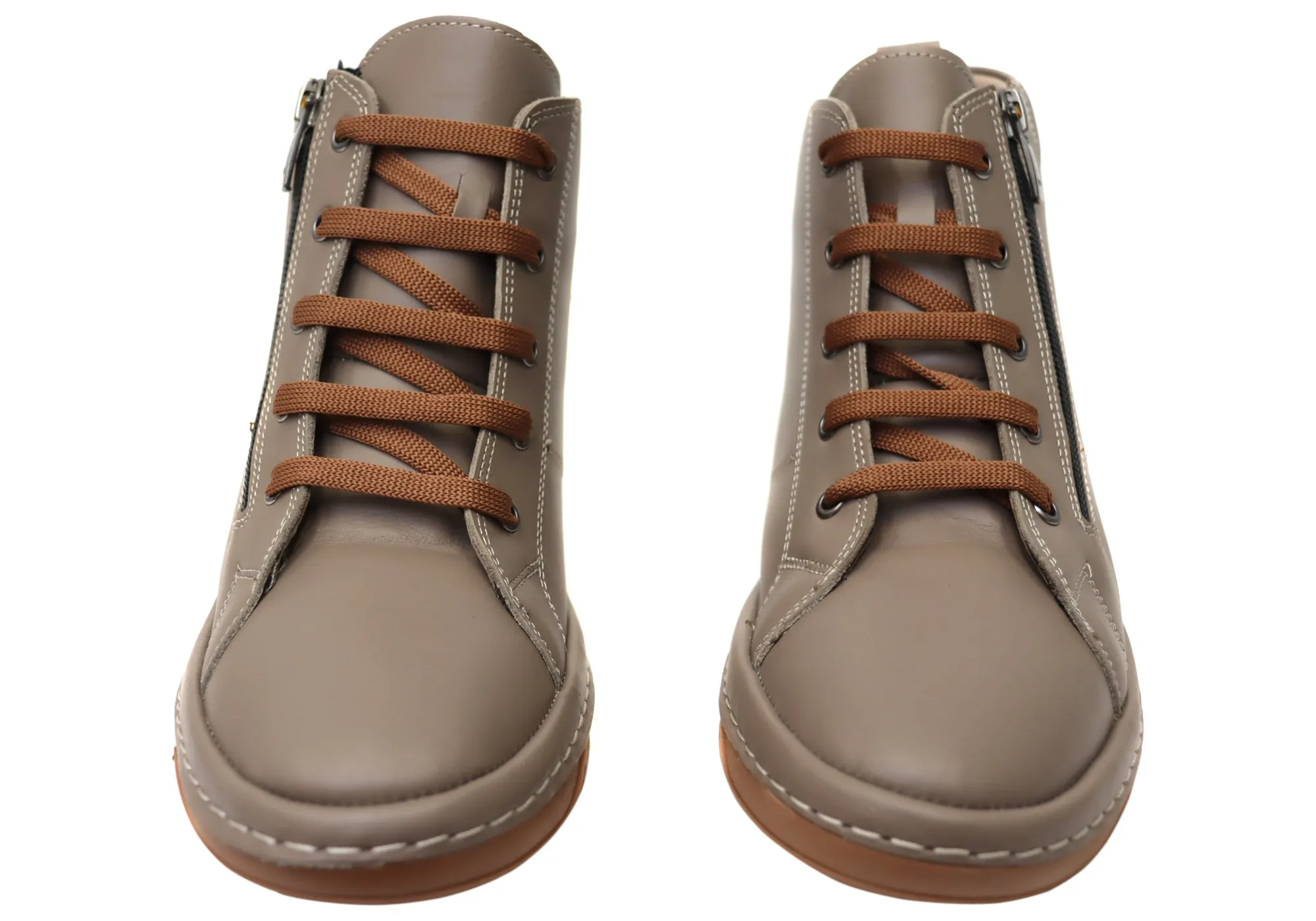 Orizonte Kylie Womens European Comfortable Leather Ankle Boots