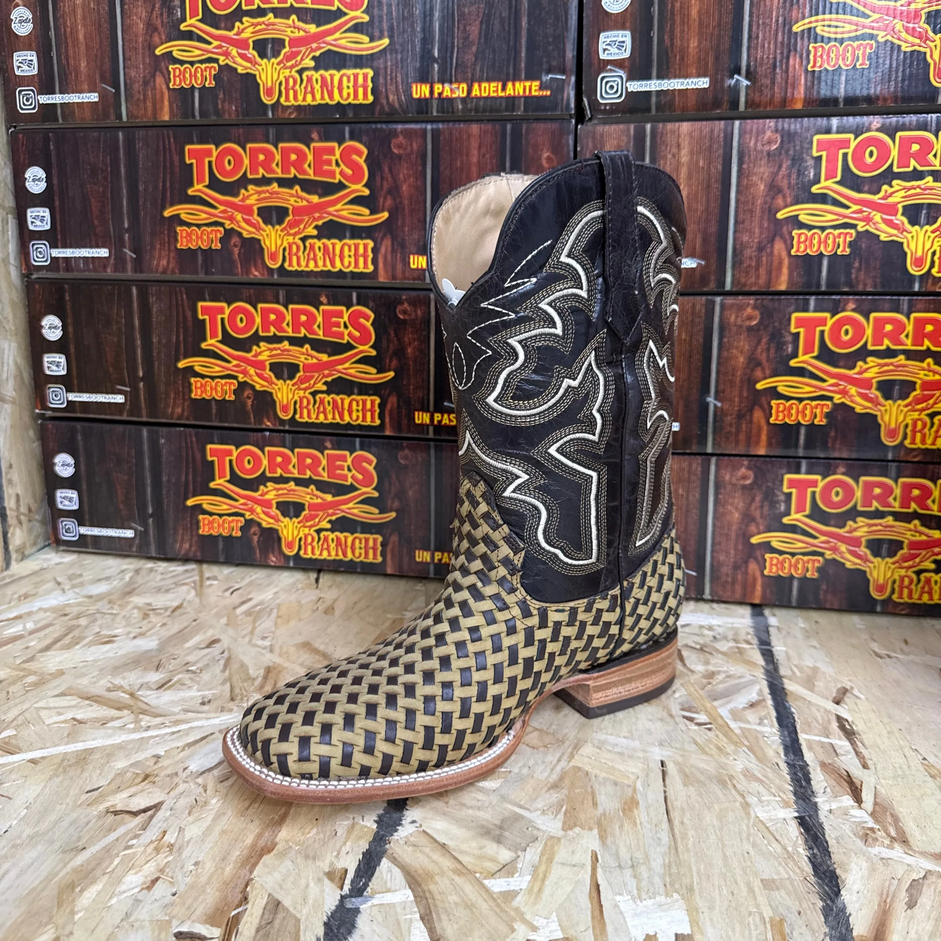 Petatillo Trenzado Choco/Miel Boot