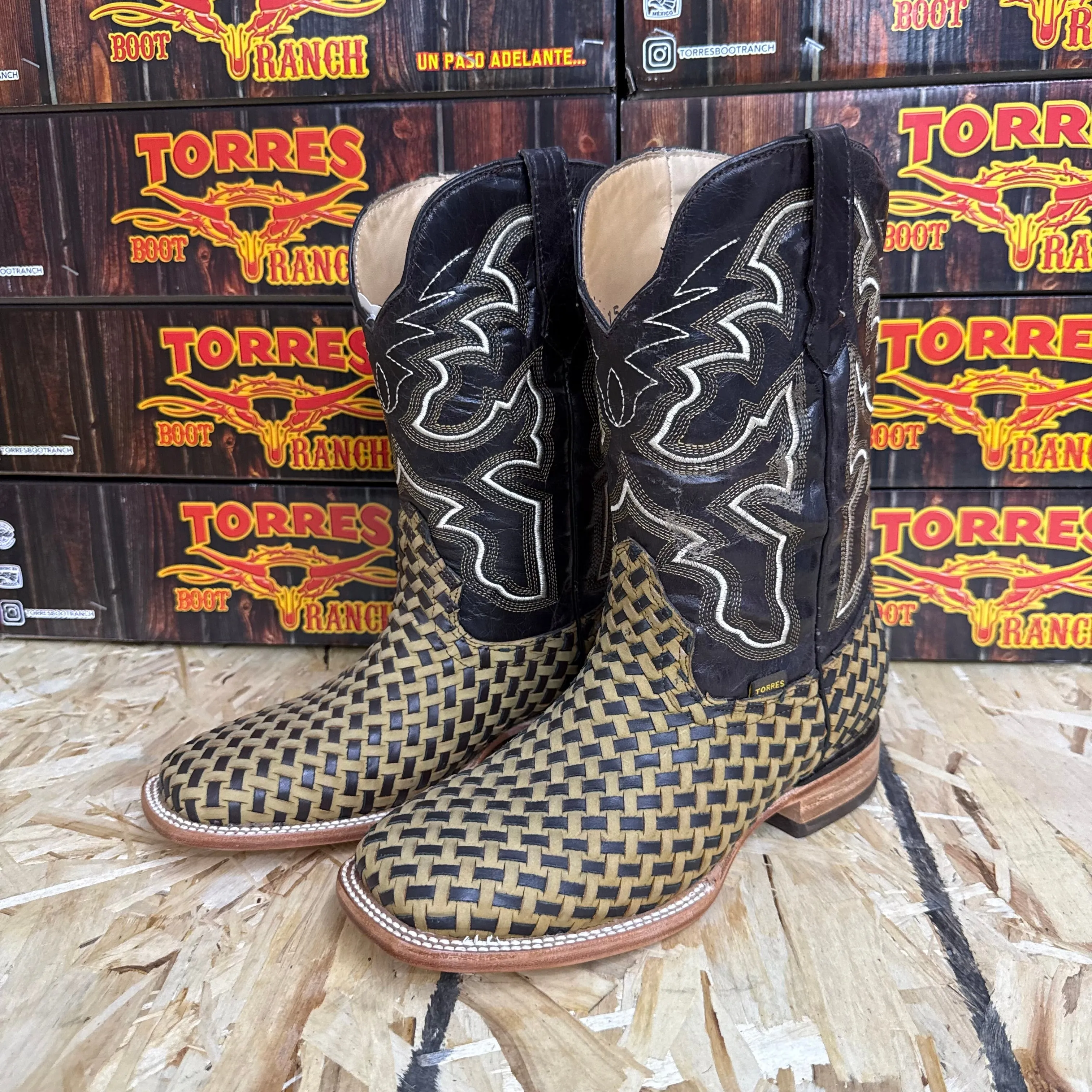 Petatillo Trenzado Choco/Miel Boot