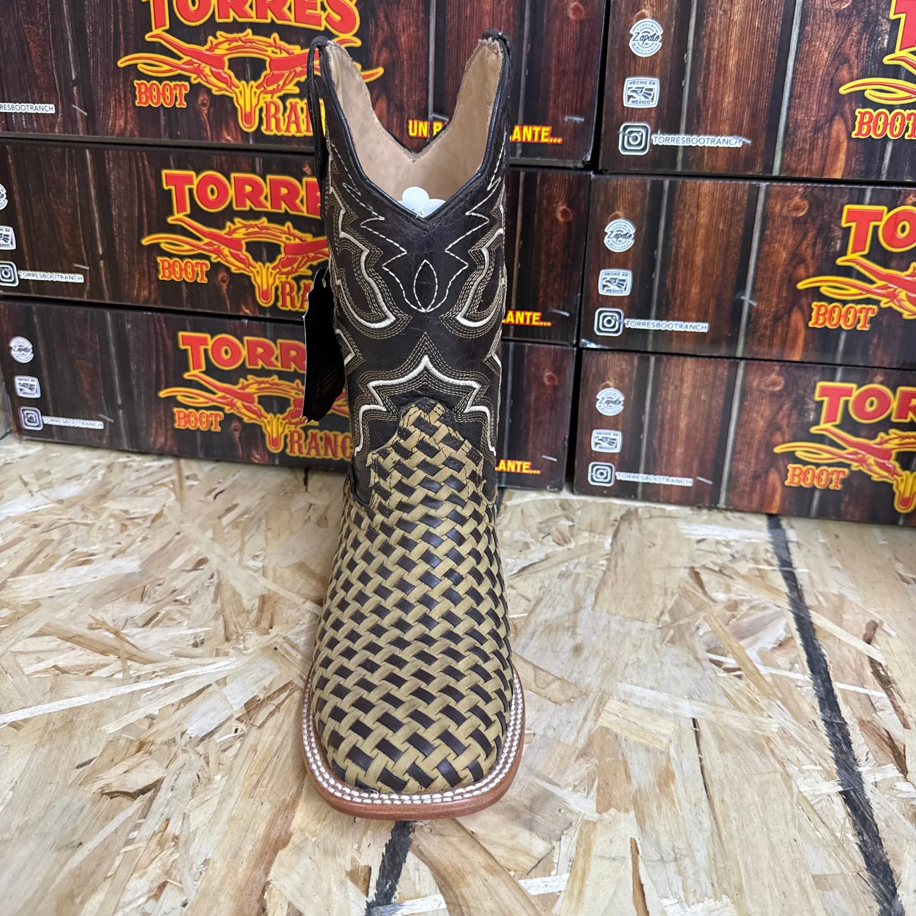 Petatillo Trenzado Choco/Miel Boot